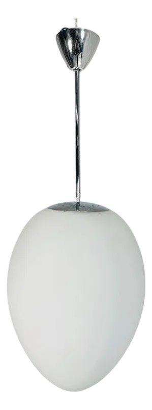 Uovo Pendant Light by Ben Swildens for Fontana Arte (2 Available), Italy, 1972