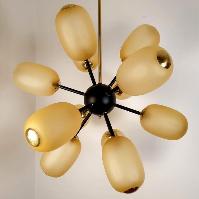 1990s Large Murano Glass Sputnik Chandelier For Sale In Dallas - Image 6 of 15