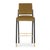 Arches II Bar Stool in Muted Brown and Black Lacquered from Insidherland, in New conditions. Designed from 2000 Labeled by...