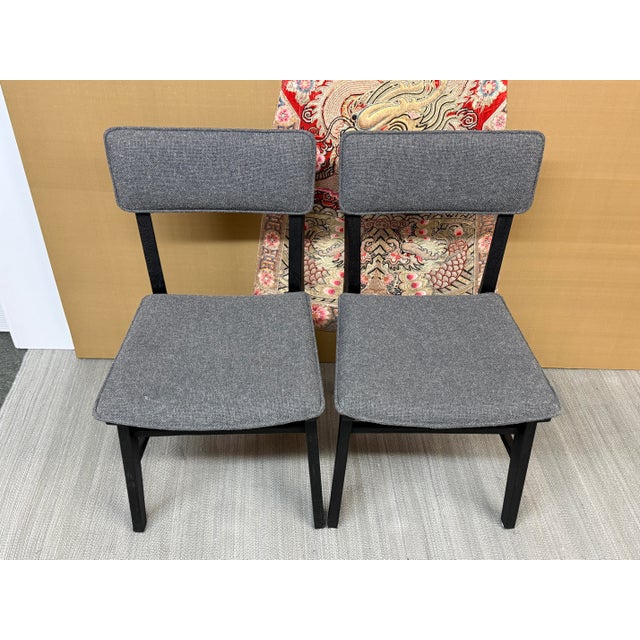 2010s International Atelier Upholstered Dora Side Chairs, Pair For Sale - Image 5 of 9