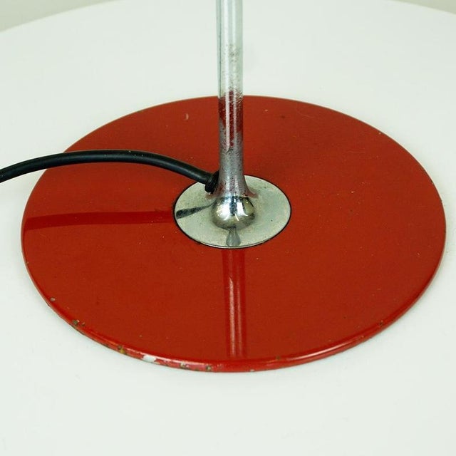 Joe Colombo Red Spider Table Lamp attributed to Joe Colombo for O-Luce, Italy, 1960s For Sale - Image 4 of 16