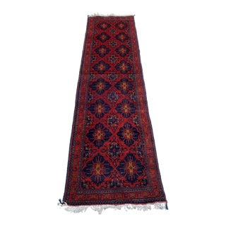 Beautiful Khal Mohammadi Tribal Hallway Handmade Runner Rug For Sale