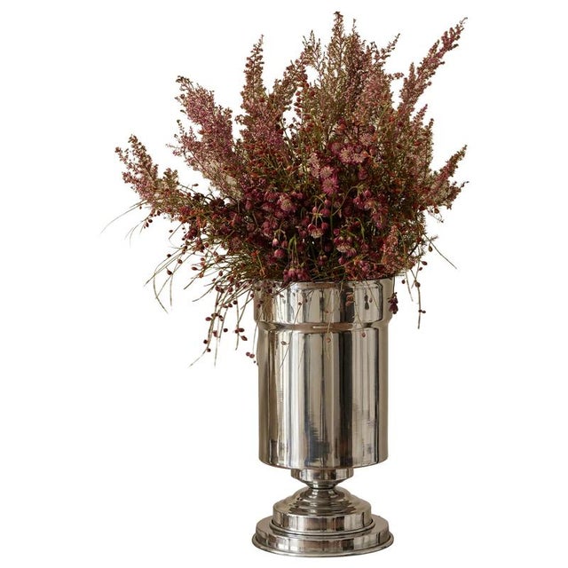 Gold Amphora Mini Vase in Polished Aluminum by Caspal For Sale - Image 8 of 8