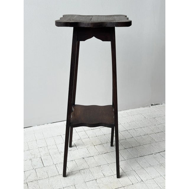 1940s Vintage Undulating Edge Tiered Side Table, Circa 1940s For Sale - Image 5 of 14