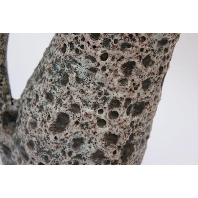 French Moderne Annecy Fat Lava Glaze Ceramic Drink Serving Set For Sale - Image 12 of 13