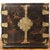 Travel jewelry cabinet - Japanese Kodansu in Edo style Made of black lacquered wood with paintings, engraved gilded brass...