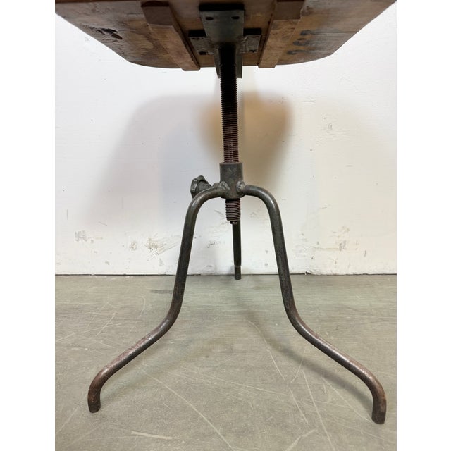 Industrial Factory Swivel Chair, 1950s For Sale - Image 10 of 18