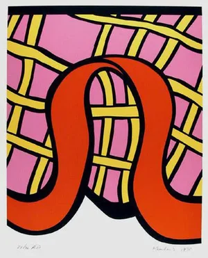 1978 Nicholas Krushenick "Kiss Kiss Candy" Print