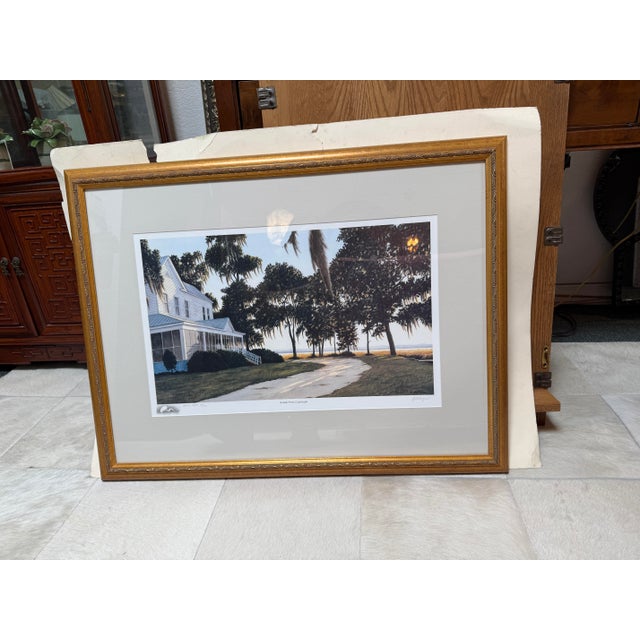 White Don Pettigrew Ocean Pond Clubhouse Limited Edition Print, Signed For Sale - Image 8 of 12