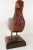 1980s 1985 Johnny Wyres "Hen Pheasant" Hand Carved Wooden Folk Art Bird For Sale - Image 5 of 13