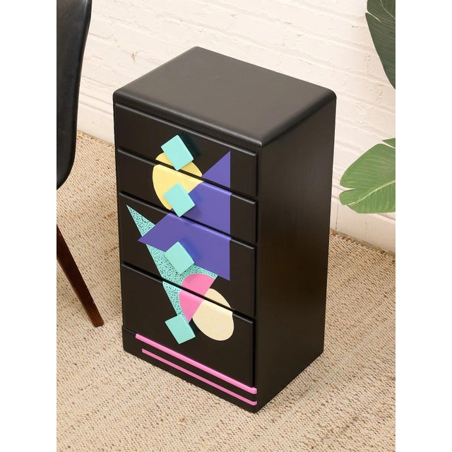 Mid 20th Century Tall Memphis Jewelry Chest For Sale - Image 9 of 12