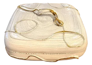 Mid 20th Century Pat and Covey Stewart Laguna Beach Ceramic Lidded Box