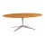 Florence Knoll Mid Century Walnut and Chrome Dining Table For Sale