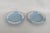 Blue Wedgwood Etruria and Barlaston Queensware Blue Ceramic Ashtray Dish a Pair For Sale - Image 8 of 10
