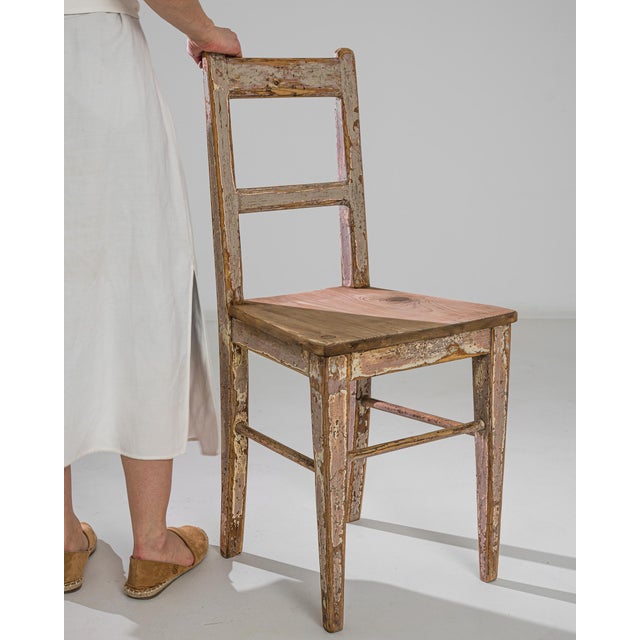 1900s Central European Wooden Accent Chair For Sale - Image 14 of 18