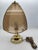 Vintage Star Light Brass Petal Table Lamp with Tinted Glass Shades, 1970s For Sale - Image 4 of 9
