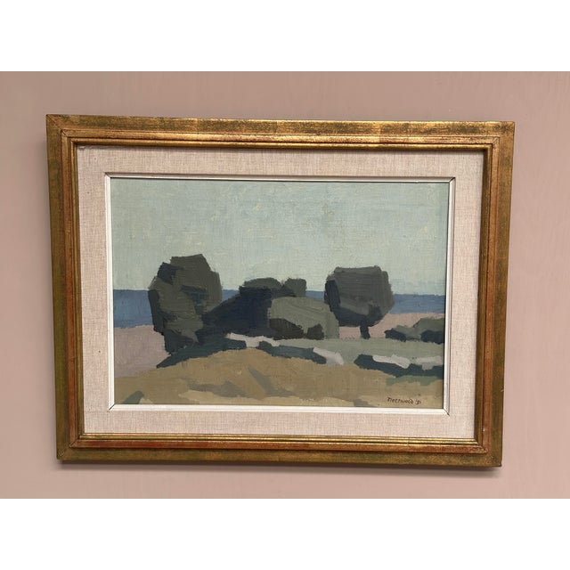 William Herbert Fleetwood, Landscape, 1951, Oil Painting on Canvas, Framed For Sale - Image 11 of 18
