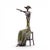 Figurative Ruth Bloch Woman Playing Violin Israeli Bronze Sculpture For Sale - Image 3 of 10