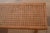 Brown Mid Century Modern Square Pattern Inlay Wood Bench For Sale - Image 8 of 13