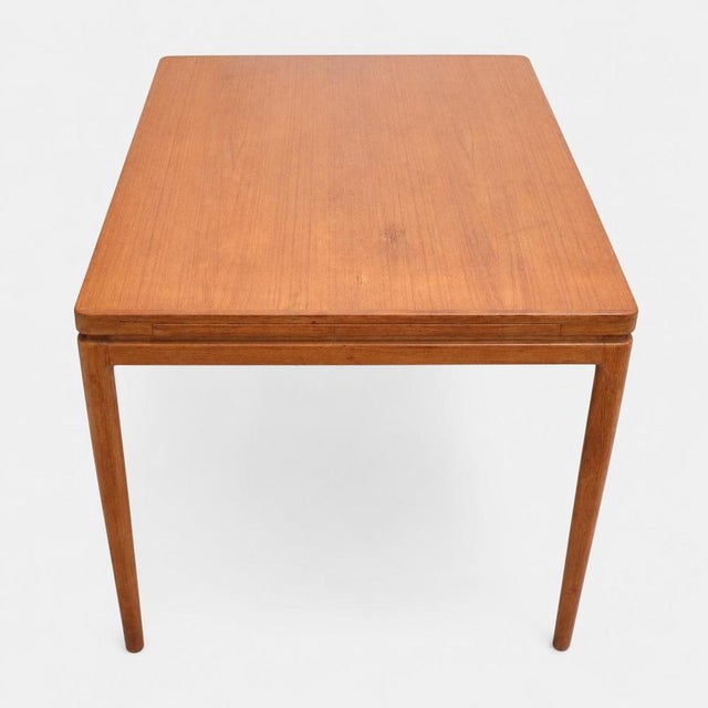 Vintage Scandinavian Extendable Dining Table in Teak For Sale - Image 5 of 6