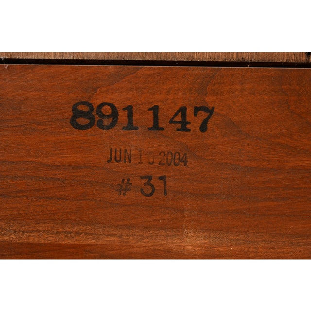 Stickley Harvey Ellis Collection Mission Arts & Crafts Inlaid Oak and Leaded Glass Armoire or Media Cabinet For Sale - Image 16 of 17