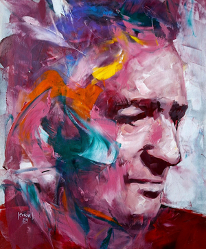 Jimenez, from the Depths of a Thought, Oil on Canvas