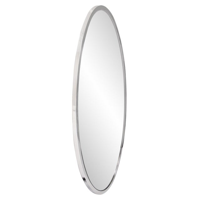 Kenneth Ludwig Chicago Simone Oval Mirror For Sale - Image 4 of 9