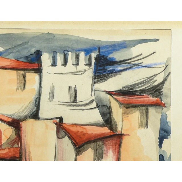 Egidio Zaccheroni, Italy, 1980s, Watercolor on Paper, Framed For Sale - Image 4 of 7