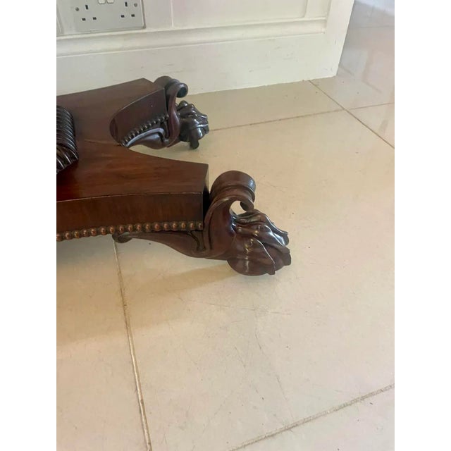 Antique William IV Rosewood Card/Side Table, 1835 For Sale - Image 9 of 12