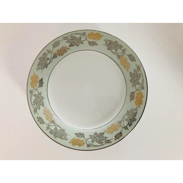 Midcentury Noritake (5487) Dinne Silvine Fine China by Noritake. Noritake Silvine (5487) was produced from 1953 to 1961....
