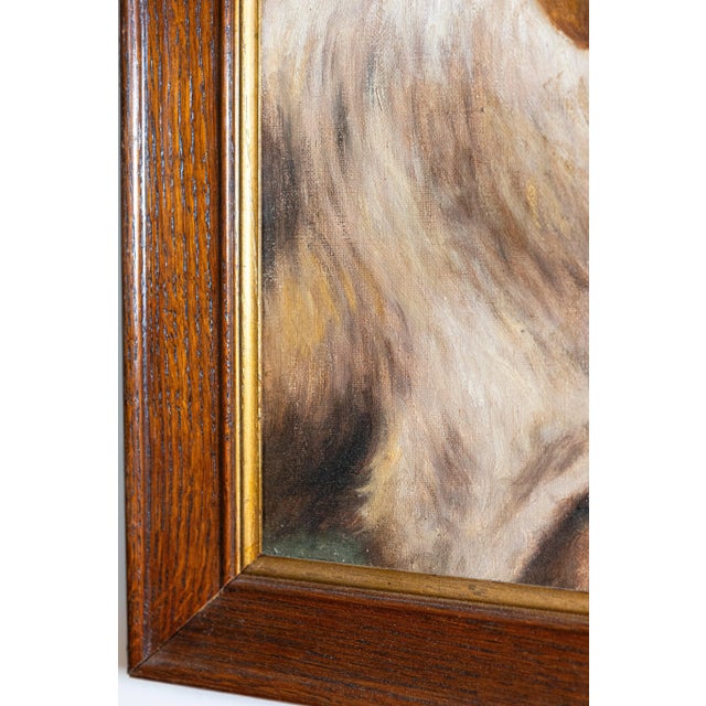 19th Century French Dog Painting For Sale - Image 4 of 9