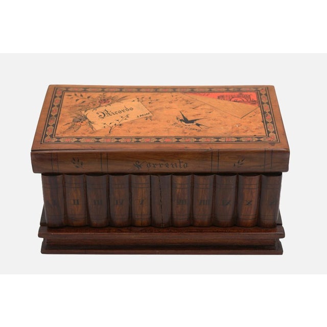 Italian Box in Walnut, 1890s For Sale - Image 6 of 6