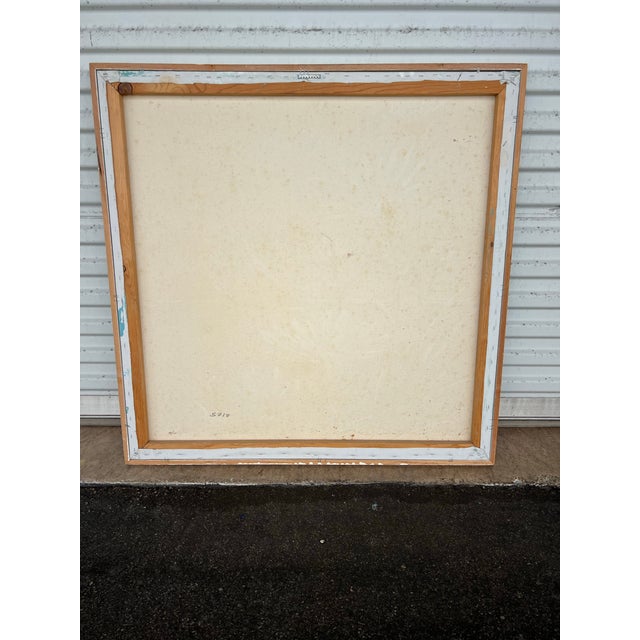 Mid-Century Modern Floral and Nautical Painting For Sale In West Palm - Image 6 of 6