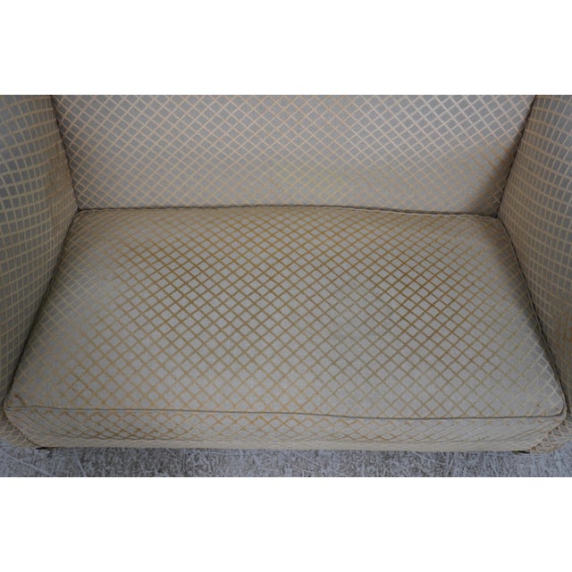 Ashley Manor Down Seat Upholstered Loveseat For Sale - Image 14 of 18