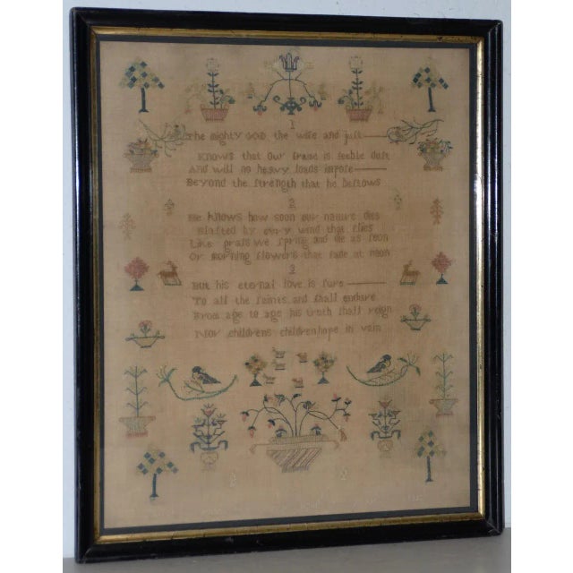 Early 19th Century Sampler by Sarah Price, Aged 10, C. 1812 For Sale - Image 9 of 9