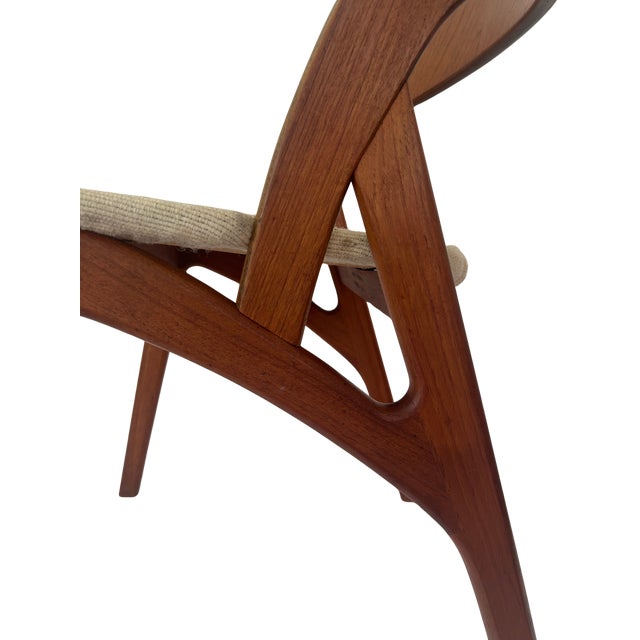 Vintage Randers Møbelfabrik Chair and Ottoman For Sale - Image 4 of 7