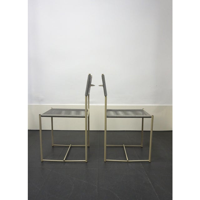 Metal Vintage Chairs by Giandomenico Belotti for Alias, 1980s, Set of 4 For Sale - Image 7 of 14
