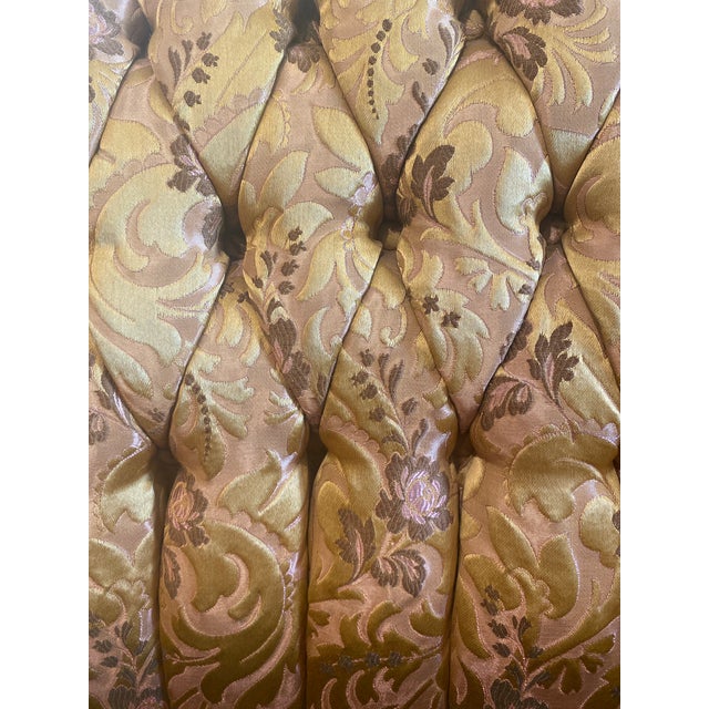 Yellow Early 20th Century Victorian Homer Bros Loveseat For Sale - Image 8 of 11