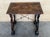 Side Table of Walnut with Carved Lyre Legs and Top, Spanish, 19th Century For Sale - Image 18 of 18