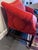 Antique Camelback Chippendale Style Damask Fabric Sofa For Sale In Boston - Image 6 of 11