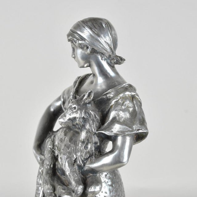 R Rozet, Agricultural Trophy, Early 20th Century, Silvered Christofle Bronze For Sale - Image 12 of 18