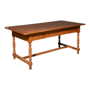 19th Century Walnut Louis Philippe Farm Table