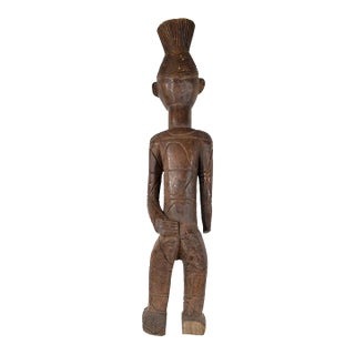 Early 20th Century Mangbetu Standing Female Figure For Sale