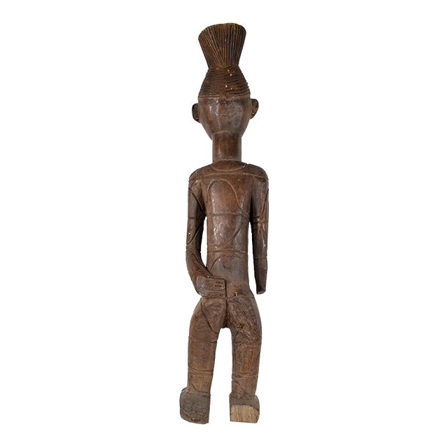 Early 20th Century Mangbetu Standing Female Figure For Sale