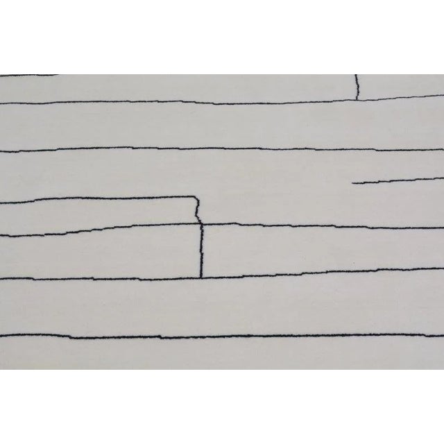 Moroccan Azilal Hand Knotted Wool Rug, 10'2 X 14'1 For Sale - Image 4 of 6