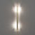 Art Deco Brass and Textured Murano Glass Sconces, 2000s, Set of 2 For Sale - Image 3 of 11