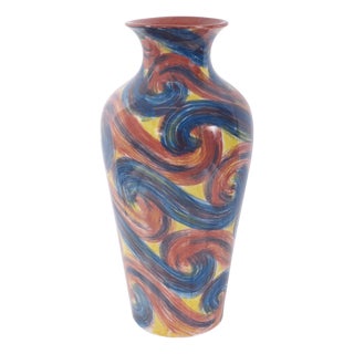 Camille Flared Ceramic Tall Vase For Sale
