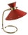 Mid-Century French Red Diabolo Table Lamp, 1950s For Sale