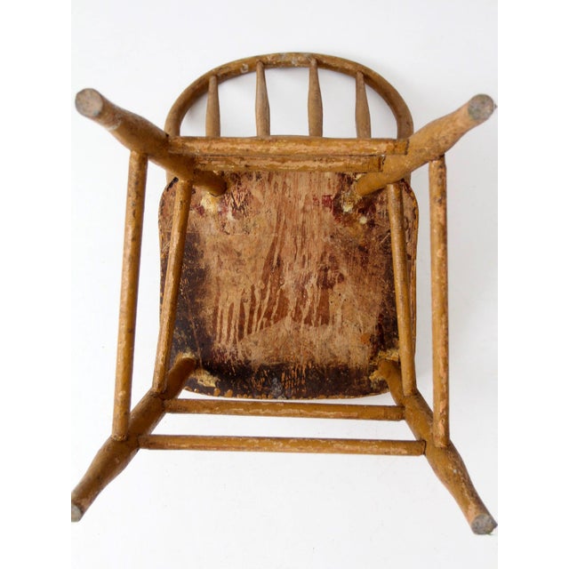 Antique Windsor Farmhouse Chair For Sale - Image 17 of 18