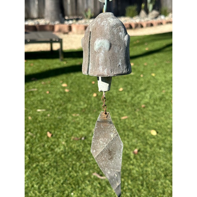 Bronze Paolo Soleri Cast Bronze Wind Chime For Sale - Image 8 of 8